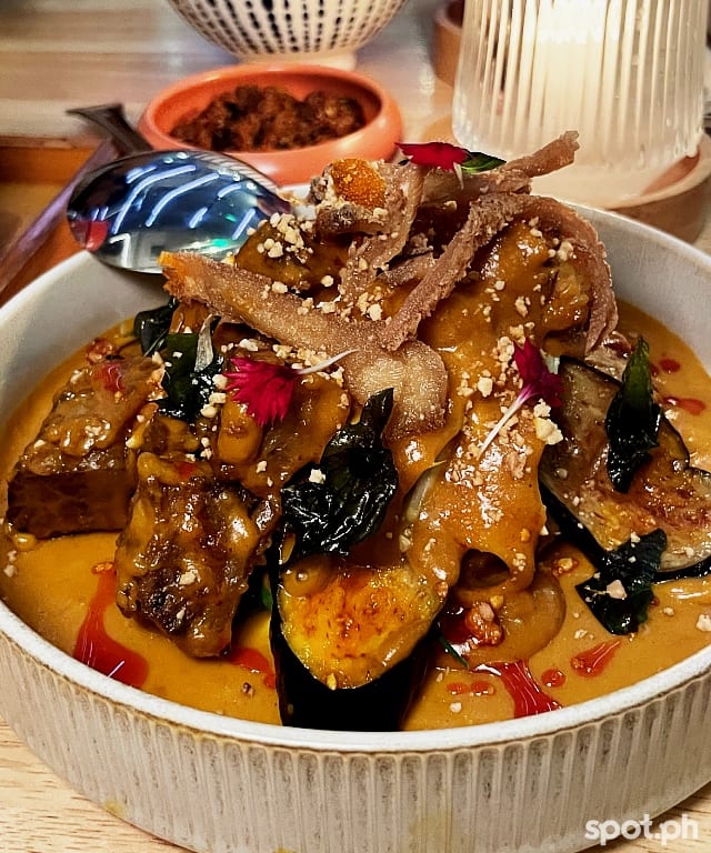 the split kare curry
